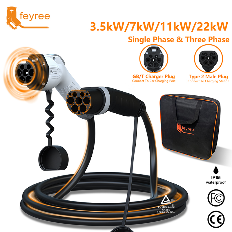 Ev Charger Type 2 22Kw 32A 3 Phase - Câble de recharge pour véhicule électrique