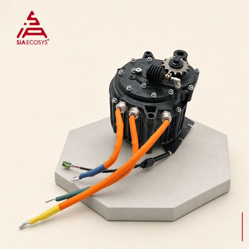QSMOTOR J155A-36 5000W 72V Kit - Mid Drive Motor Kit 72V 5000W avis et prix